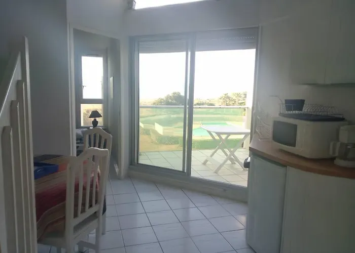 T3 Mezzanine, 6 Pers, Piscine, Plage, Parking, Animaux Ok - Fr-1-106-67 * Saint-Cyprien (Pyrenees-Orientales)