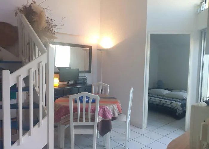 T3 Mezzanine, 6 Pers, Piscine, Plage, Parking, Animaux Ok - Fr-1-106-67 Lejlighed Saint-Cyprien (Pyrenees-Orientales)